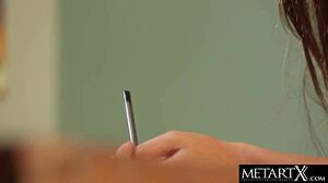 stunning american model spreads wide and masturbates hard blonde pussy fingering model blue eyes clit clothes off horny fetish close up