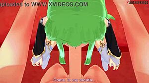 Cheshire Cat Sucking and Fucking in Code Geass Hentai