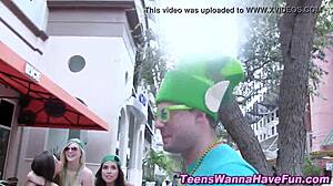 Amateur Teen 18+ Feels Intense Jizz On Ass At Party