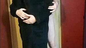 girlfriend did not know i was filming her while i was giving her sex blindfolded, homemade creampie