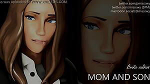 Step Mom Roleplays Dirty Talk and Jerking Off with Son in Erotic Fantasy