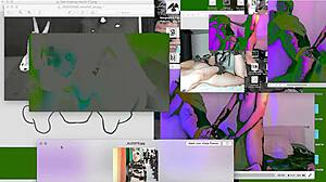 Intense bareback session on the desk with twink