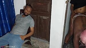 She fucked him right after fucking me, that fat ebony bbw