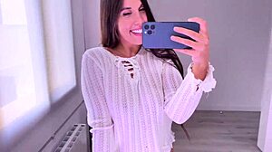 I try on see-through tops in a fashion haul