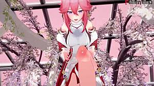 Yae Miko Sucks In Genshin Impact Hentai Fantasy