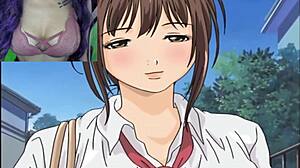 Hentai guy fucks two busty neighbors