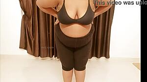 Hyderabad pakistani cleaning lady with big boobs and tits