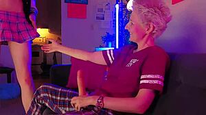 Pig Slave Sucks Her Strapon Until He Cums Blonde Strapon European Kinky Domination Amateurs Bdsm Cumshot Homemade Sucking!