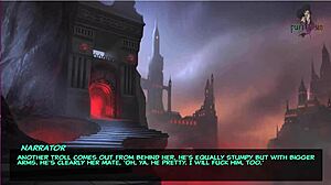 Rough sex against the rocks in legend of elmora