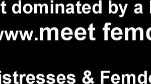 I love teasing your bound cock in this femdom bondage session.