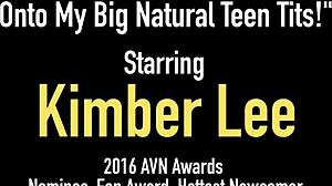 Horny Hot Kimber Lee Gets Natural Titties Fucked