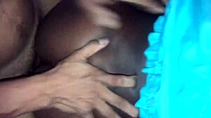 corno filming wife with group in homemade setting