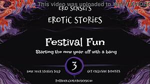 Festival fun with erotic audio
