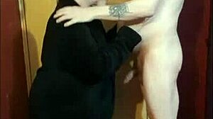 girlfriend did not know i was filming her while i was giving her sex blindfolded, homemade creampie