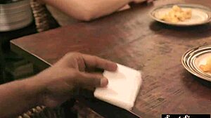 Slutty stepdaughter gets fucked in cowgirl and creamed interracial taboo fantasy