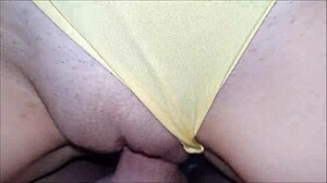 I Pulled the Redhead's Panties Aside and Fucked Her Wet Pussy!