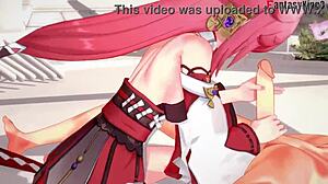Yae Miko Sucks In Genshin Impact Hentai Fantasy