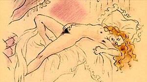 Vintage Erotic Illustration Captures Timeless Sensual Art