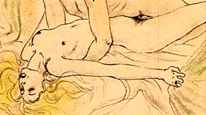 Vintage Erotic Illustration Captures Timeless Sensual Art