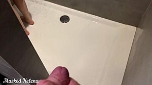 Gorgeous Amateur Wife Masturbates In Shower