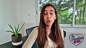 Camila Jolie feels sexy as she exposes her big tits.