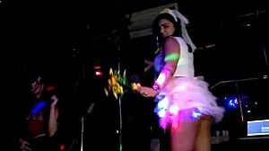 These naughty caipirinhas are dancing on the pole at the swing house with bisexual milfs and amateurs