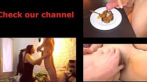 Real amateur MOANS during HARDCORE SEX in LENA'S BED