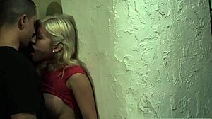 light skin teen with curly hair gets fingered