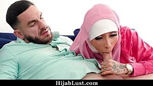 American Guy Feels Deep Emotion Helping Hijab-Friend Reach Climax