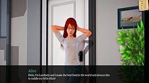 Is this my new family? Milf and brunette in homemade anime.