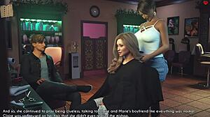 Wife and stepmother playing a naughty game together?