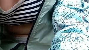 scandal unfolds as mexicana universitaria from unam gets caught on hidden outdoor cam