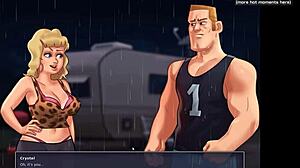 Hot Blonde Teen Receives Fantastic Boobs Massage In Summertime Saga Gameplay Part 14