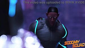 i'm shoving my big black cock into my own ass