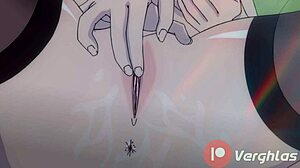 Ai Hoshino caught playing solo in Oshi no Ko hentai