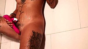 Relaxing Shower Bathing Scene With Soothing Water