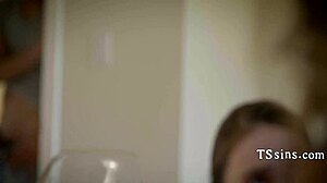 Family tries a weird cumshot prank with group fun.