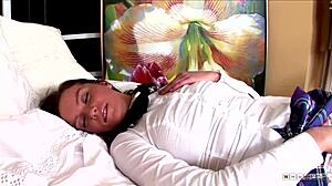 He Is So Horny And Dips Hard Meatstick In Both Holes