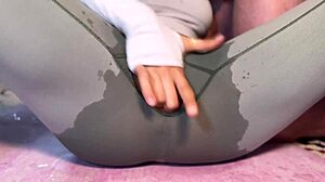 Young beauty asks for massage help from gay friend