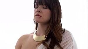 An innocent little 18+ mormon babe gets dildoed by a cute muff diver.