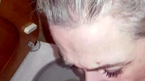 Whore slave endures humiliation in bdsm session.