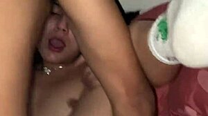 Skinny Amateur Gets Vagina Parted With Dirty Talk!