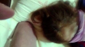 My Best Friend Passes Her Huge Cock To My Wife While She Rests Sucking And Cumshot In Her Mouth And Face