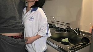 Newlywed Japanese Couple Engages In Intense Sex After Getting Horny