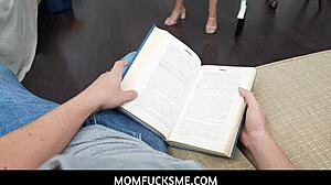 Stepmom Vivianne DeSilva feels lonely, so stepson cheers her up intimately.