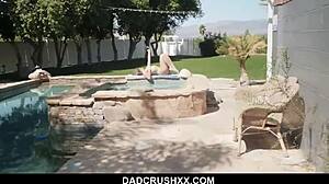 Perfect teen 18+ receives hot cum facial