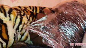 Ebony DOES HARDCORE SEX, SQUIRTS AND VOMITS IN DEEP THROAT