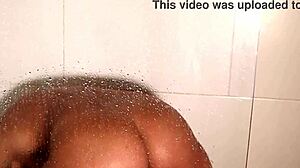 Relaxing Shower Bathing Scene With Soothing Water