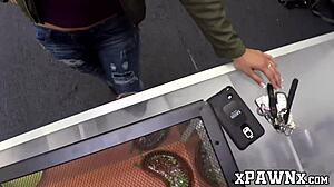 i'm seein this pretty lady suck cock in the pawnshop, it's so fuckin hot