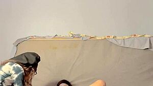 Watch this mommy dominatrix finger your ass hard!